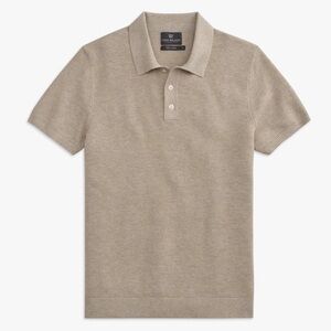 Mack Weldon Tech Linen Polo in Tan Size Men’s Large